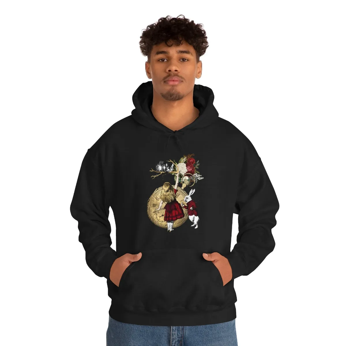 Pullover Hoodies-Alice in Wonderland Gifts 34 Red Series, Gift Idea