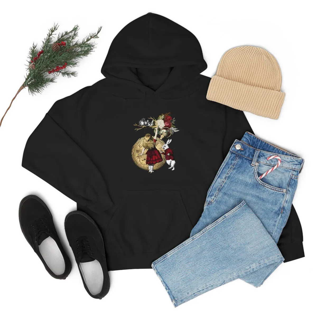 Pullover Hoodies-Alice in Wonderland Gifts 34 Red Series, Gift Idea
