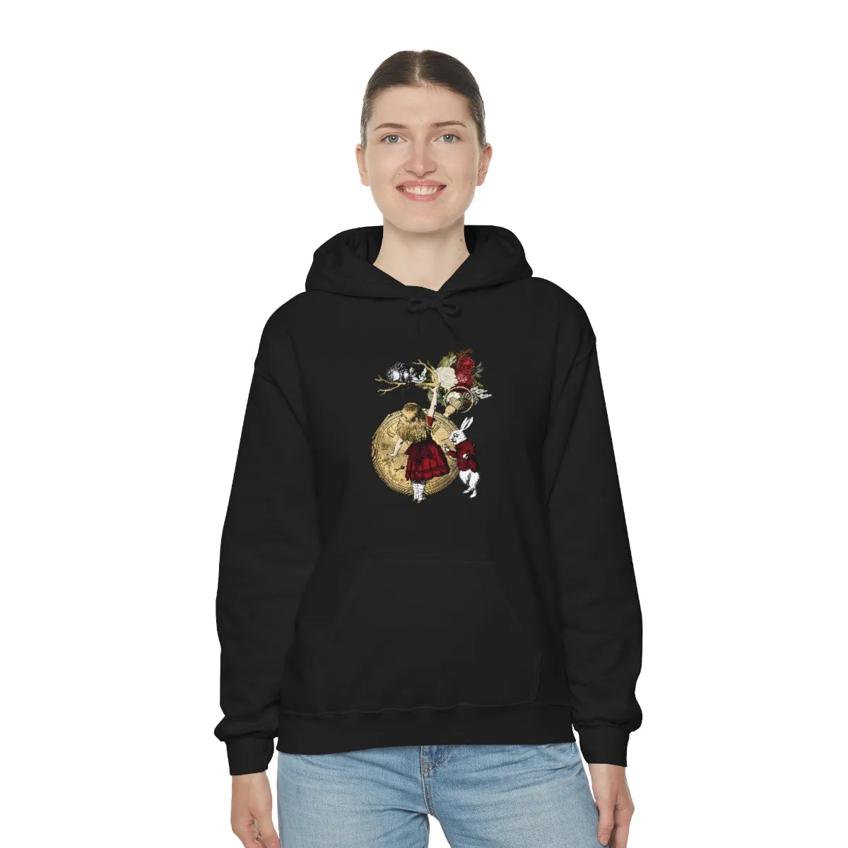 Pullover Hoodies-Alice in Wonderland Gifts 34 Red Series, Gift Idea