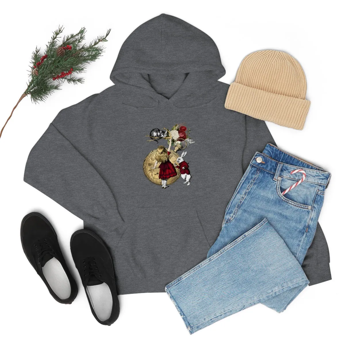 Pullover Hoodies-Alice in Wonderland Gifts 34 Red Series, Gift Idea