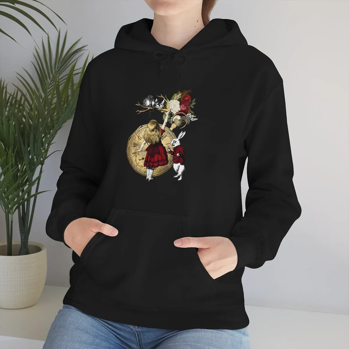 Pullover Hoodies-Alice in Wonderland Gifts 34 Red Series, Gift Idea