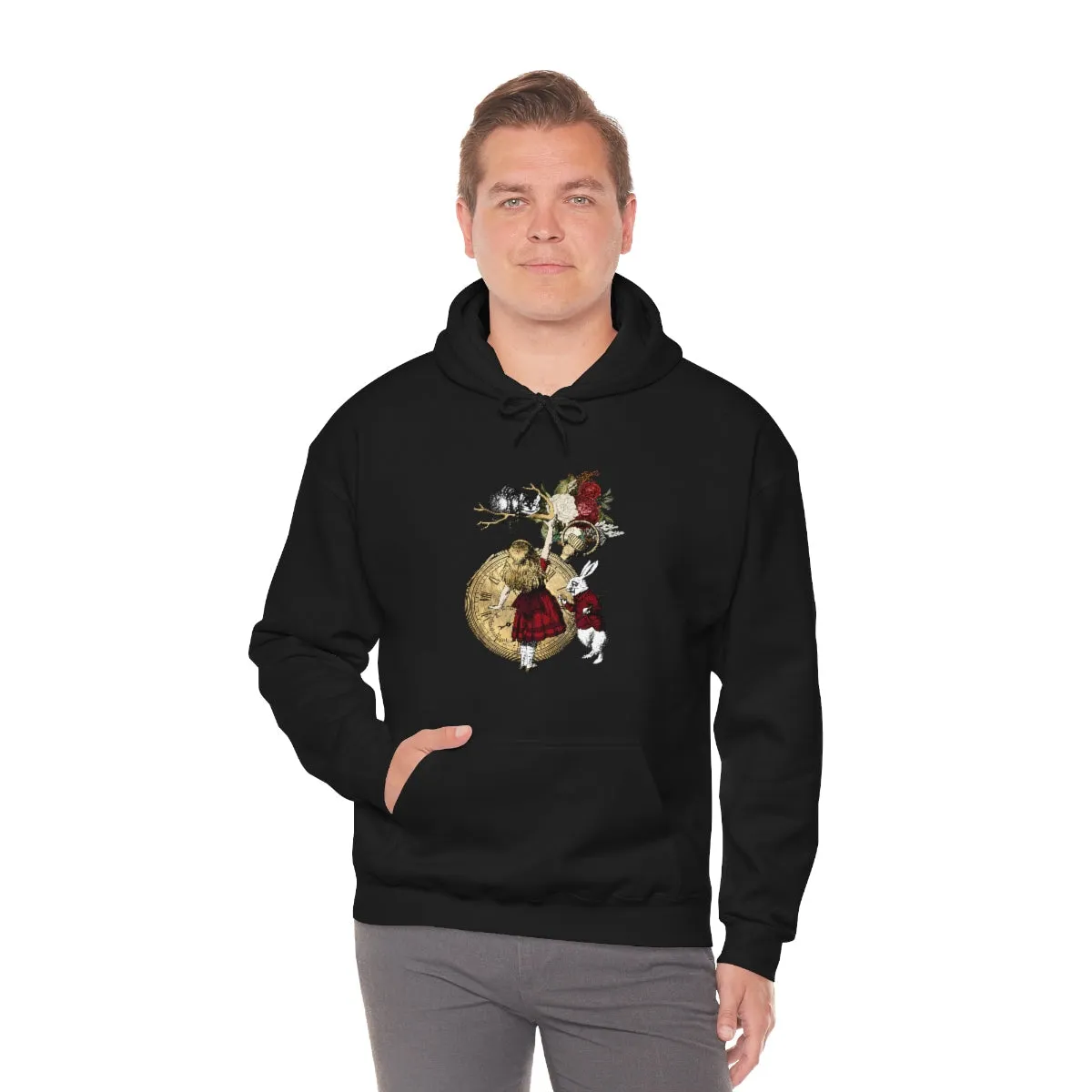 Pullover Hoodies-Alice in Wonderland Gifts 34 Red Series, Gift Idea