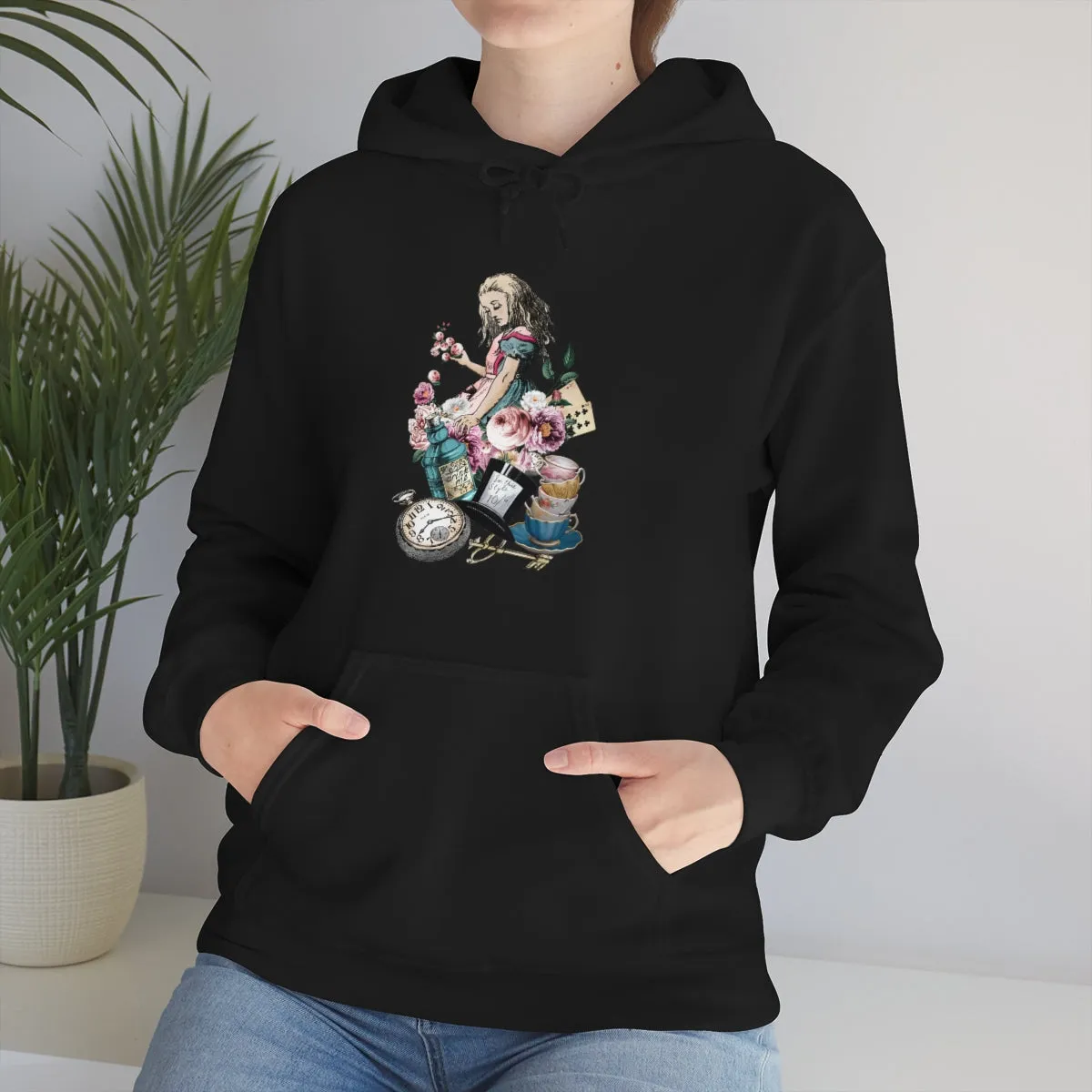 Pullover Hoodies-Alice in Wonderland Gifts 44 Colorful Series, Gift Idea