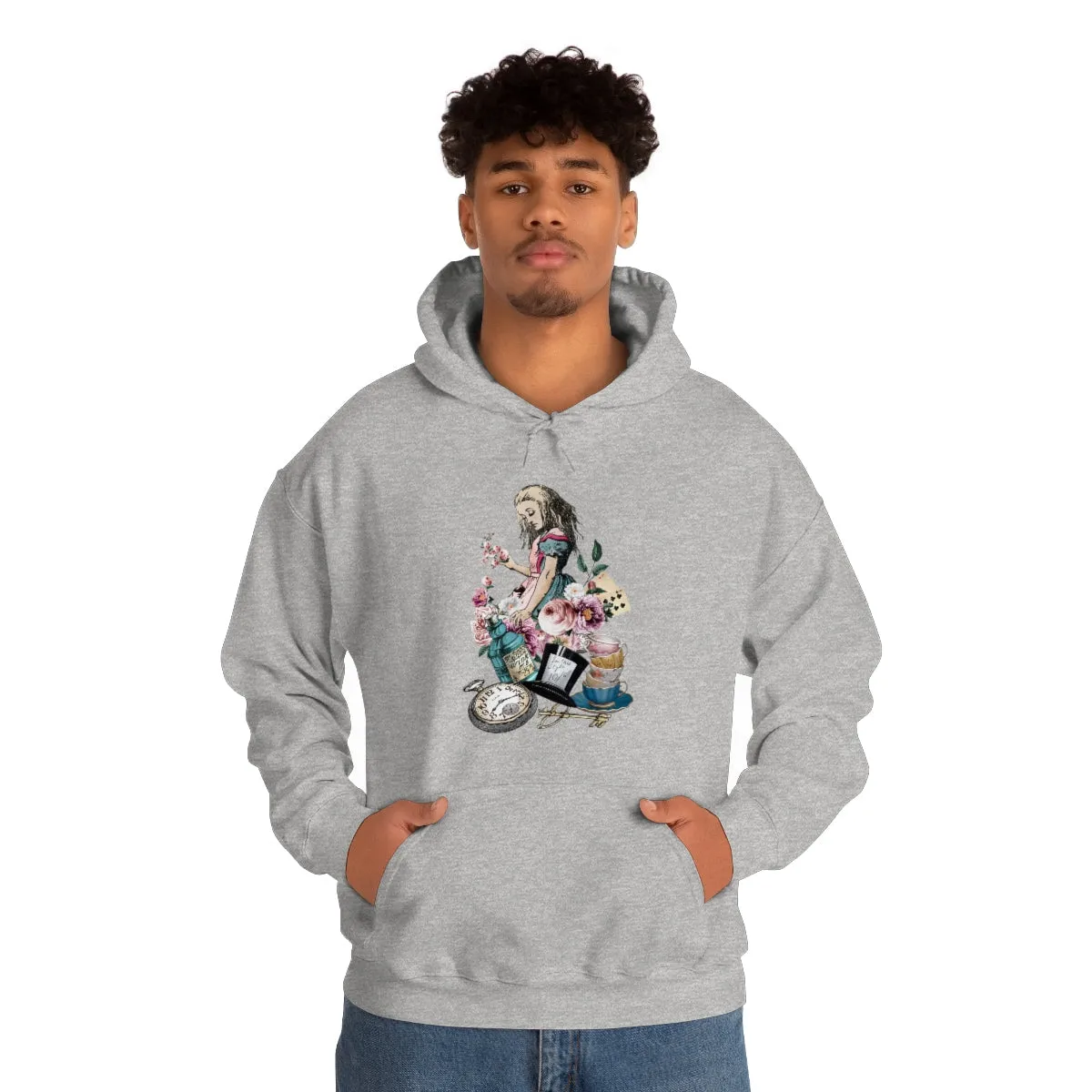Pullover Hoodies-Alice in Wonderland Gifts 44 Colorful Series, Gift Idea