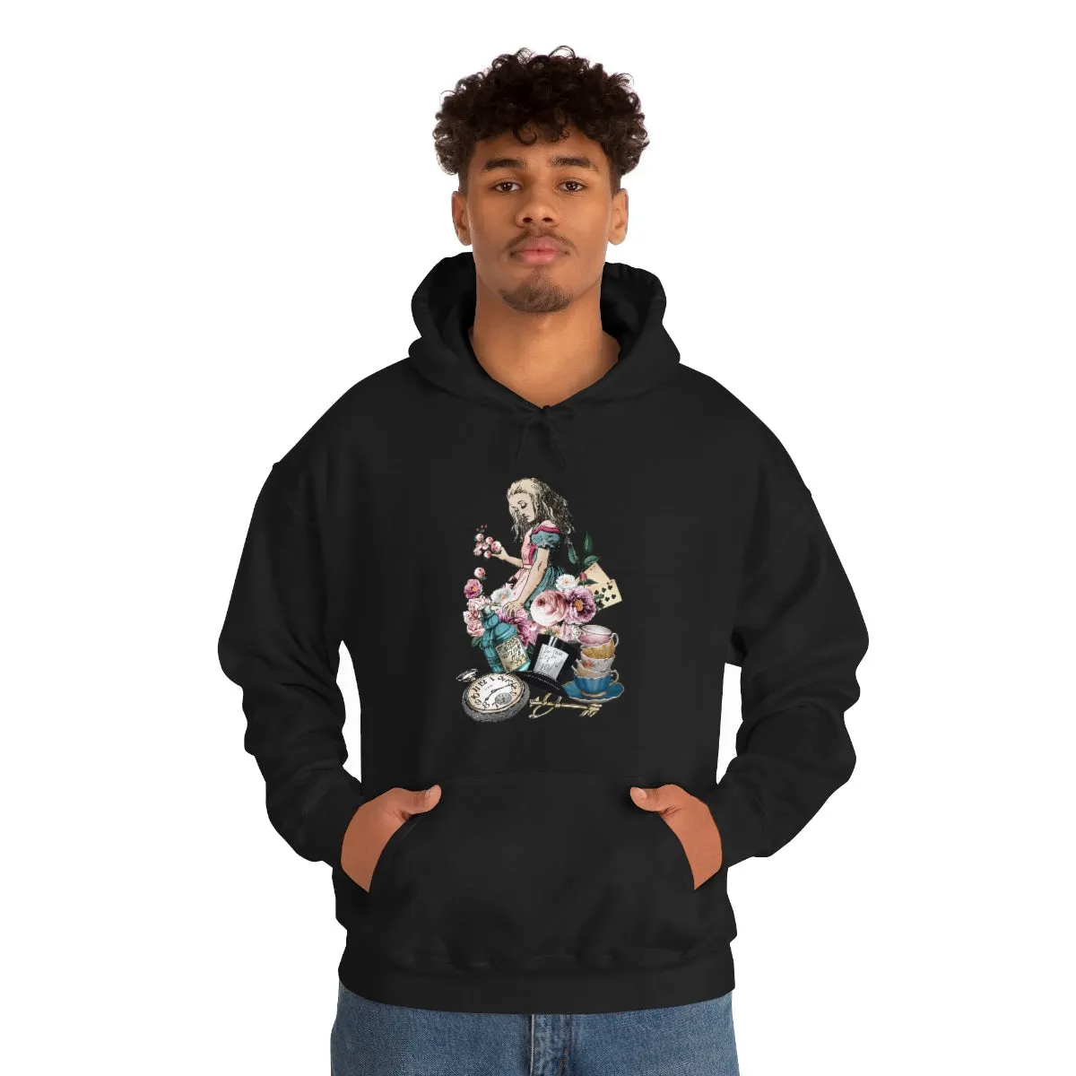 Pullover Hoodies-Alice in Wonderland Gifts 44 Colorful Series, Gift Idea