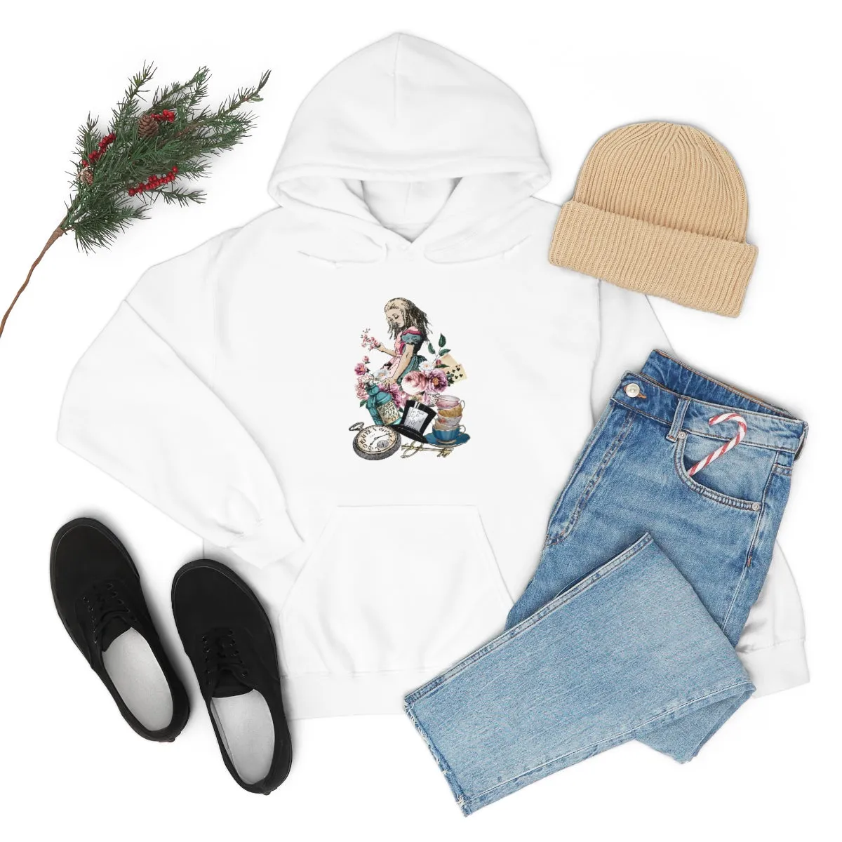 Pullover Hoodies-Alice in Wonderland Gifts 44 Colorful Series, Gift Idea