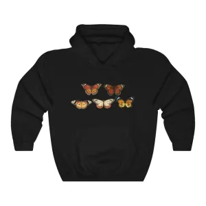 Pullover Hoodies-Vintage Butterfly Hoodie 101