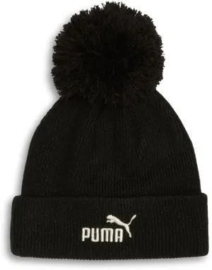 PUMA Womens #1 Ribbed Lurex Knit Beanie - Black