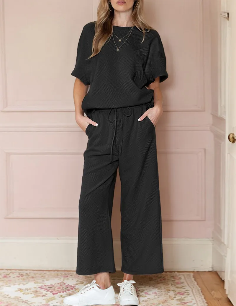 Pure Relaxation Textured Loungewear Set