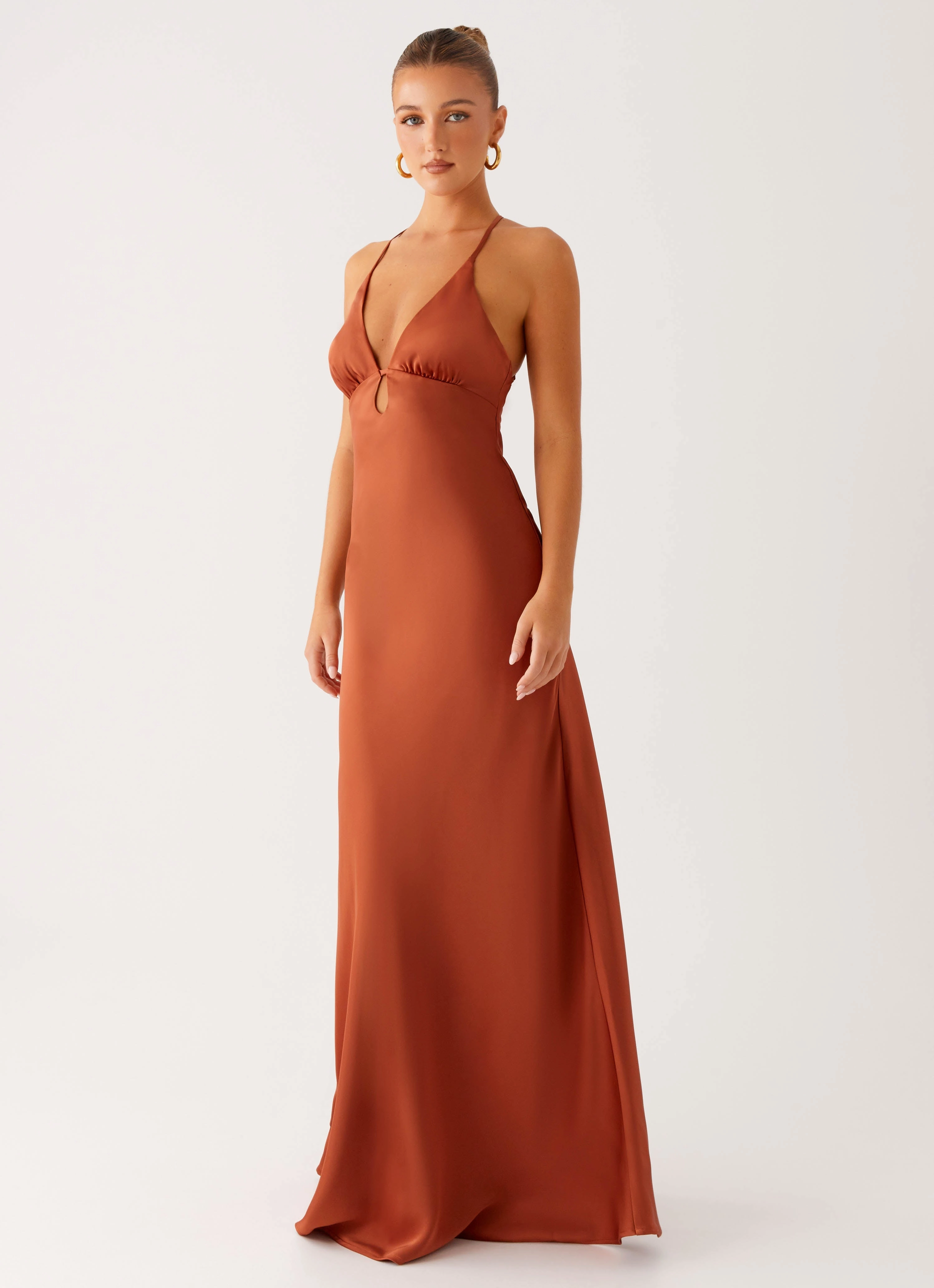 Effortless Pair Sundowner Maxi Dress - Rust