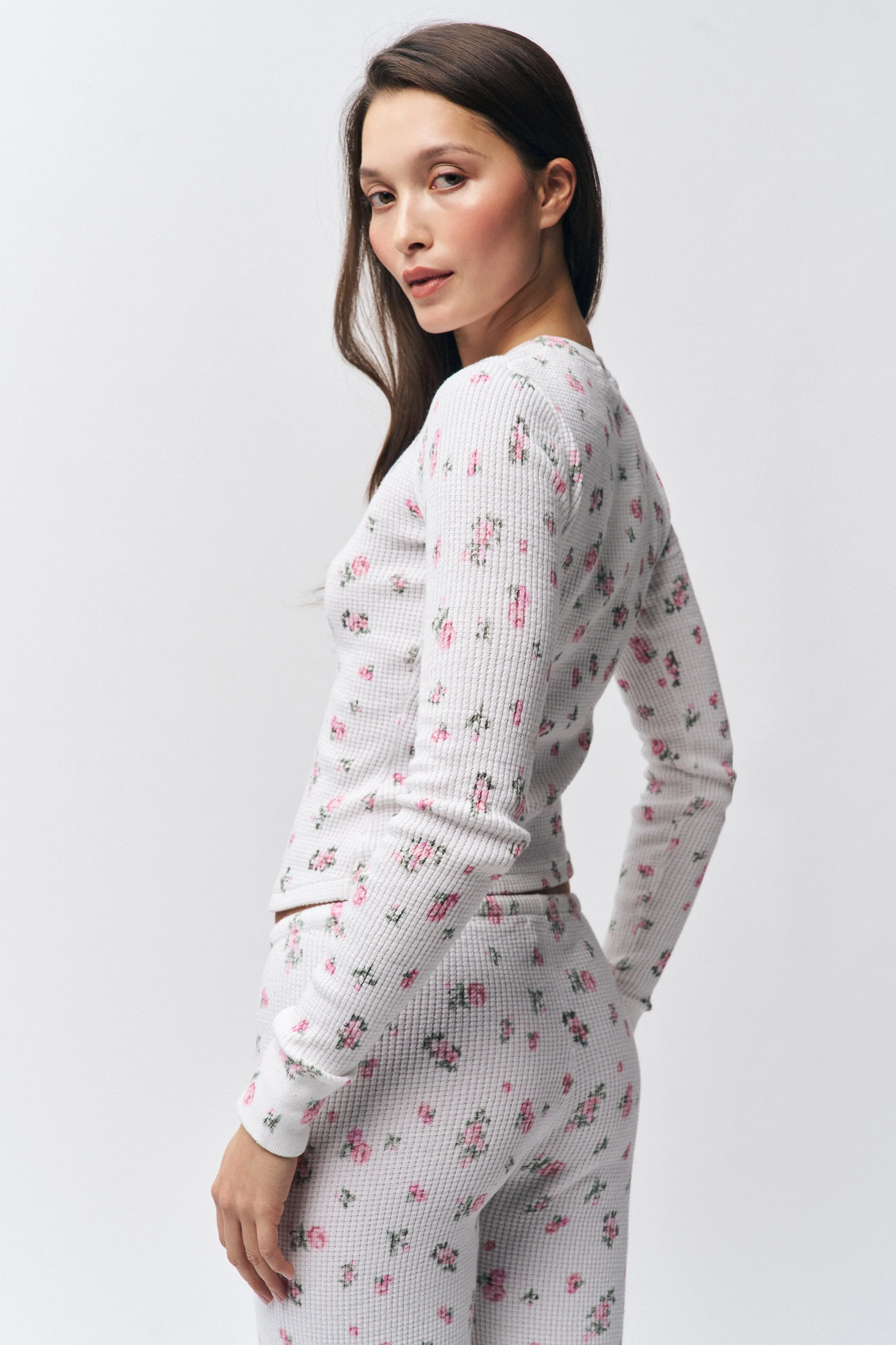Skinny Fit Wool blend Relaxed Thermal Pant