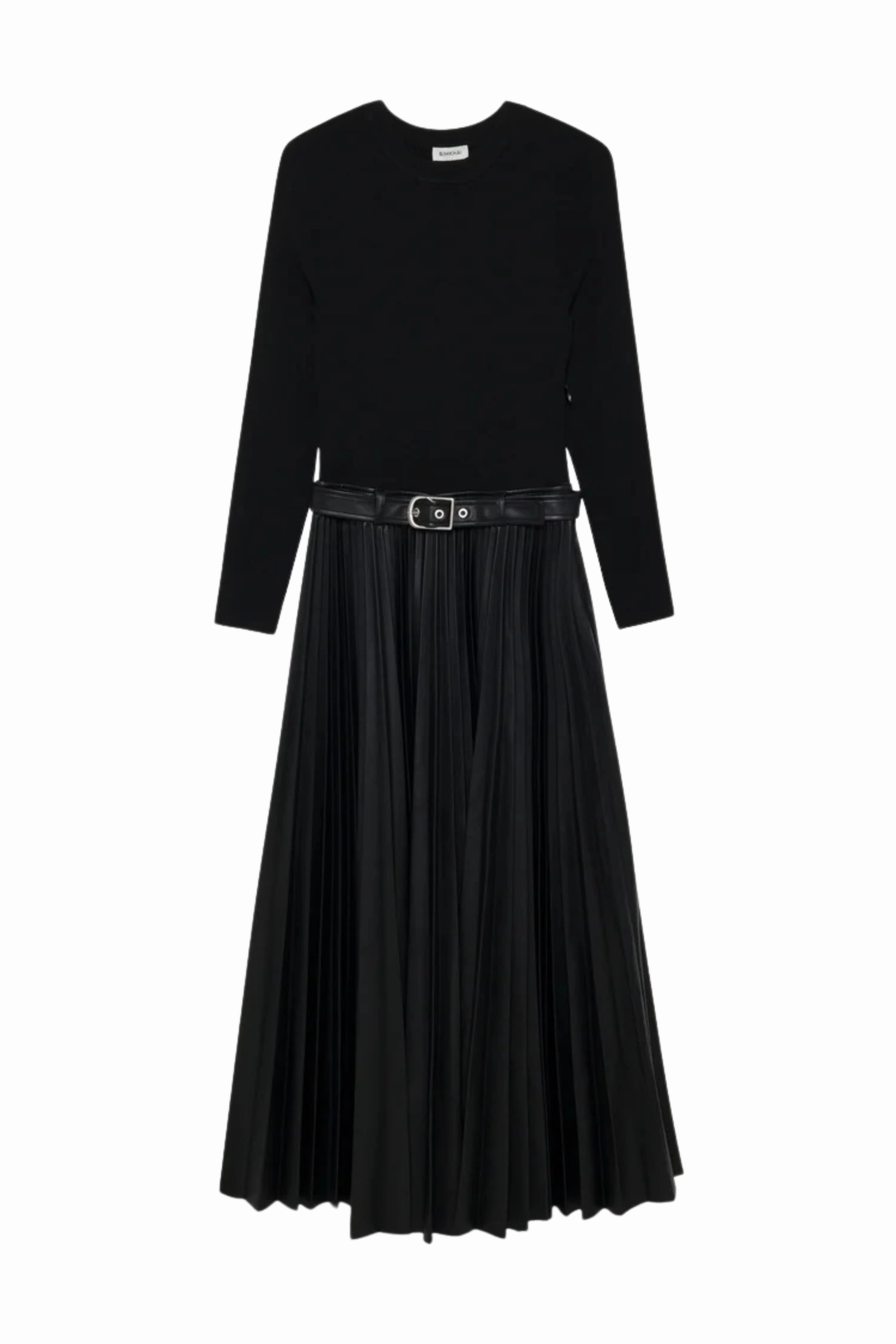 Abilene Midi Dress in Black Sleek Appearance Easy-to-style casual dress