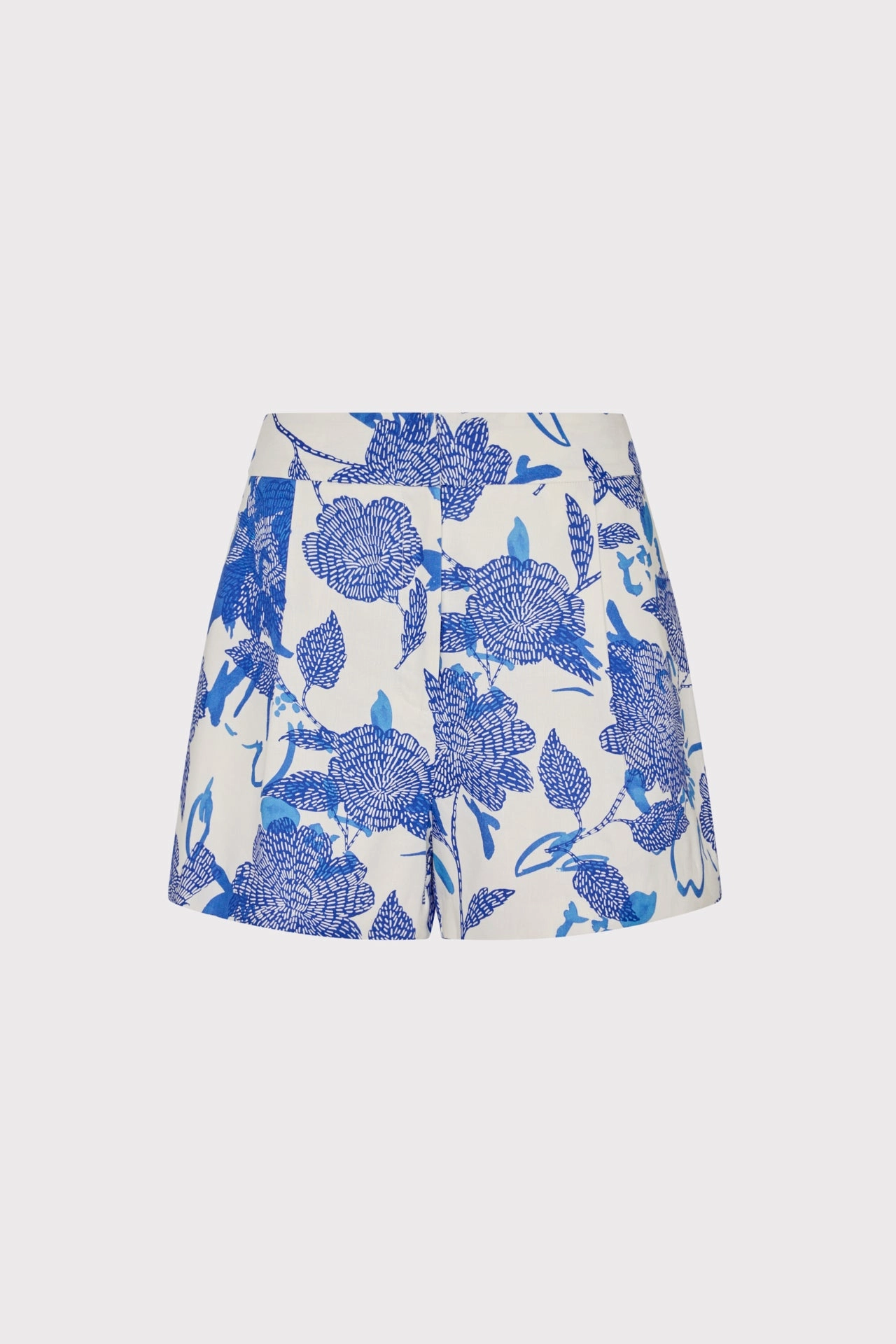 Brushwork Floral Linen Short Sporty Edge