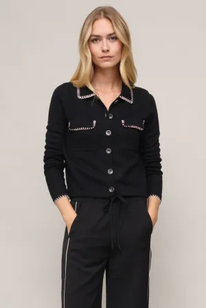 Kailyn Cardi Flatlock Seam