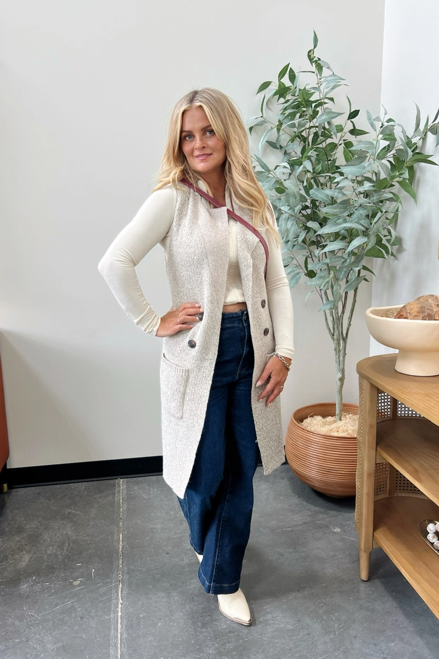 Recycled Polyester Thread Versatile Layer Without A Doubt Sweater Vest