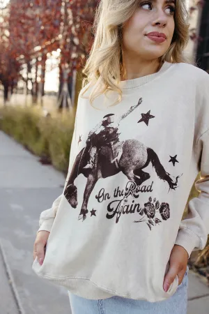 CompactSize On The Road Again Graphic Sweatshirt
