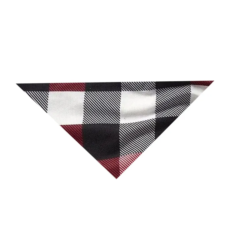 "2024 FNMILY Christmas " White and Red Text Printed Pattern - Black Top with Red&Black&White Plaid Sleeves - Family Matching Pajamas