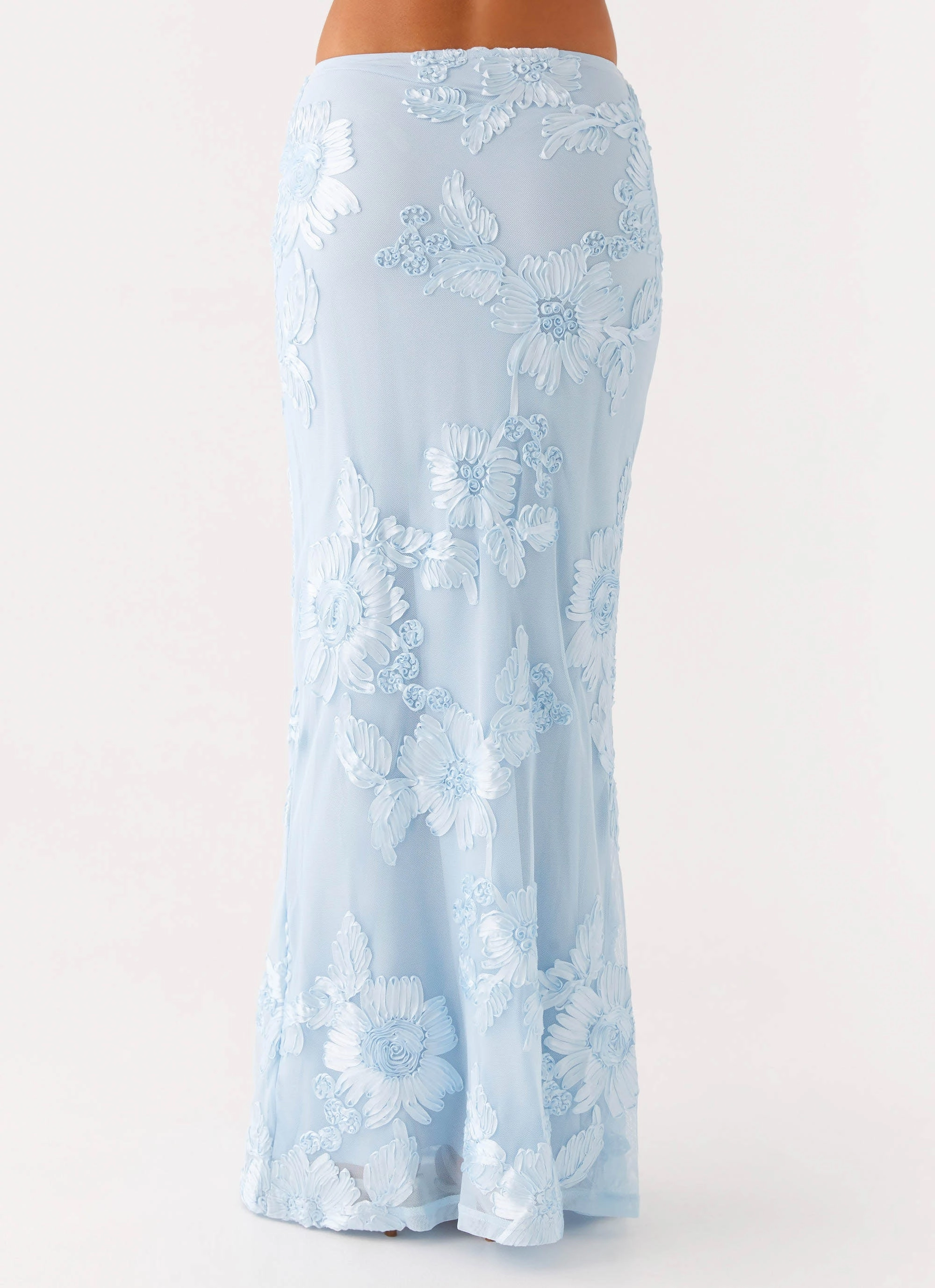 Radiate Maxi Skirt - Blue Easy Layers