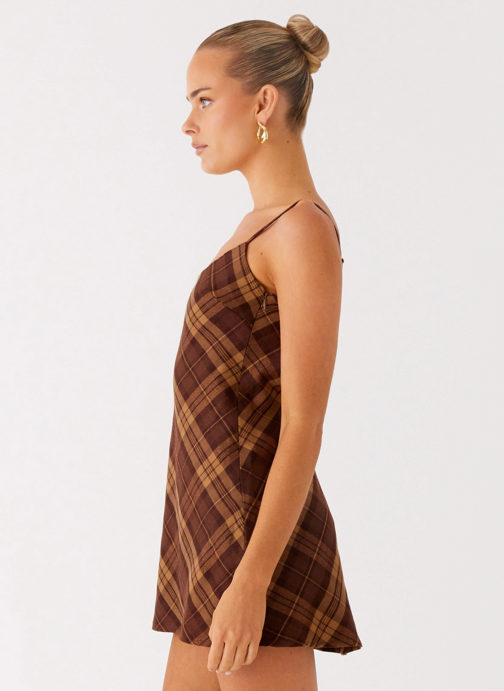 Sharp Fit Radio Star Mini Dress - Plaid