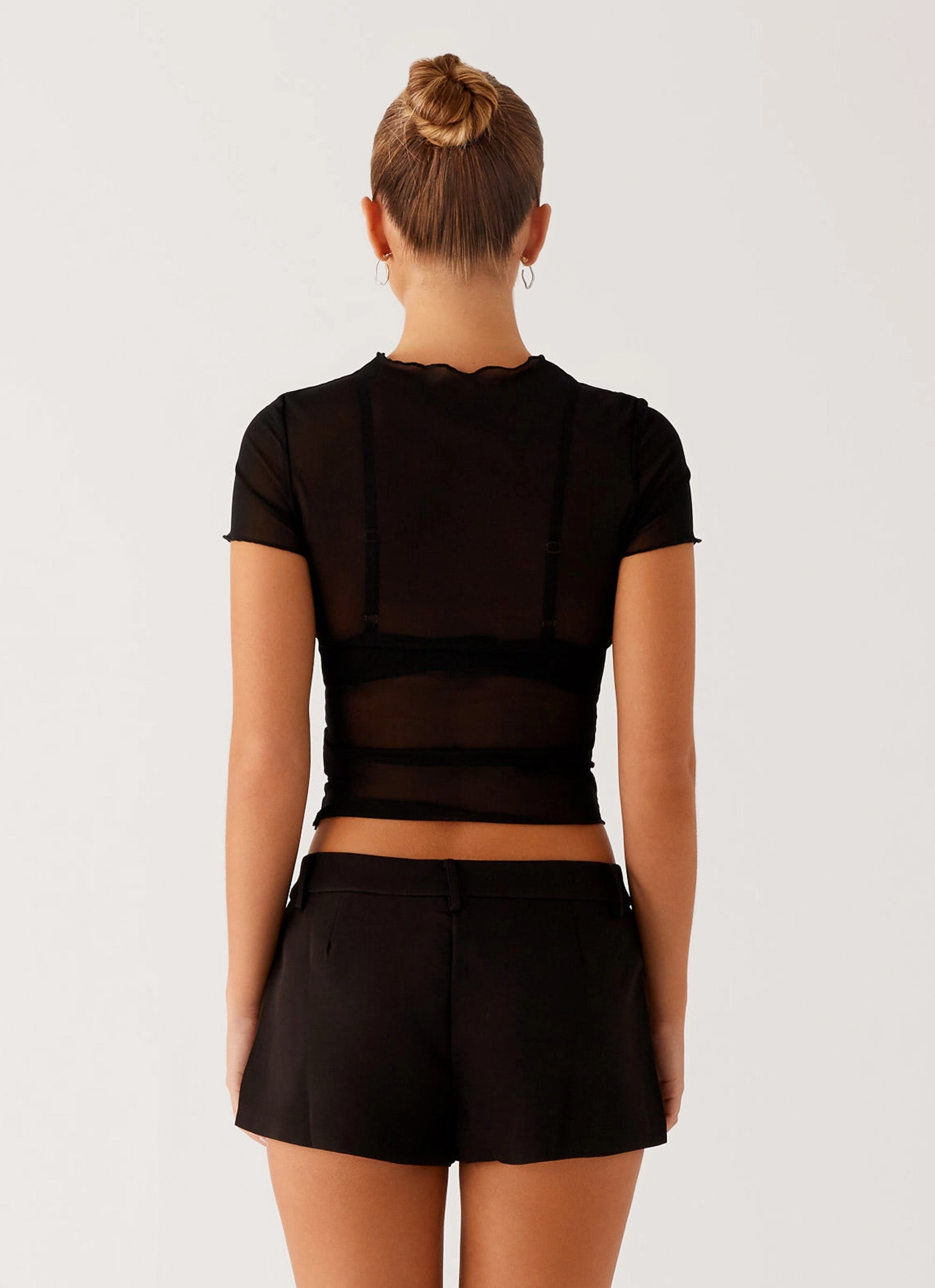 Dalton Mesh T-Shirt - Black Flexible Design
