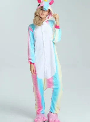 RAINBOW UNICORN COSTUME PAJAMAS