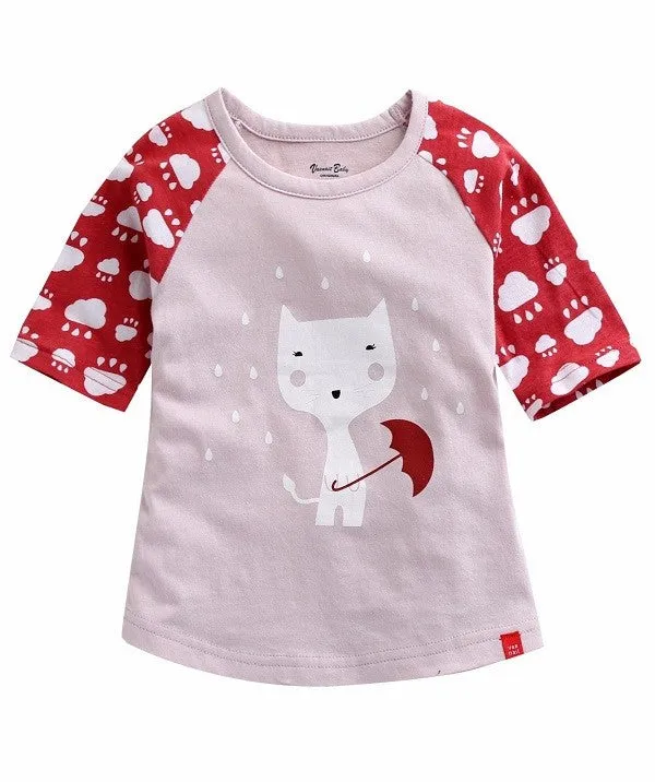 Rainny cat 3/4 Sleeve Outfits