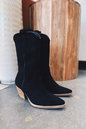 Layered Hem Reinforcement Ramsey Cowgirl Boots - FINAL SALE