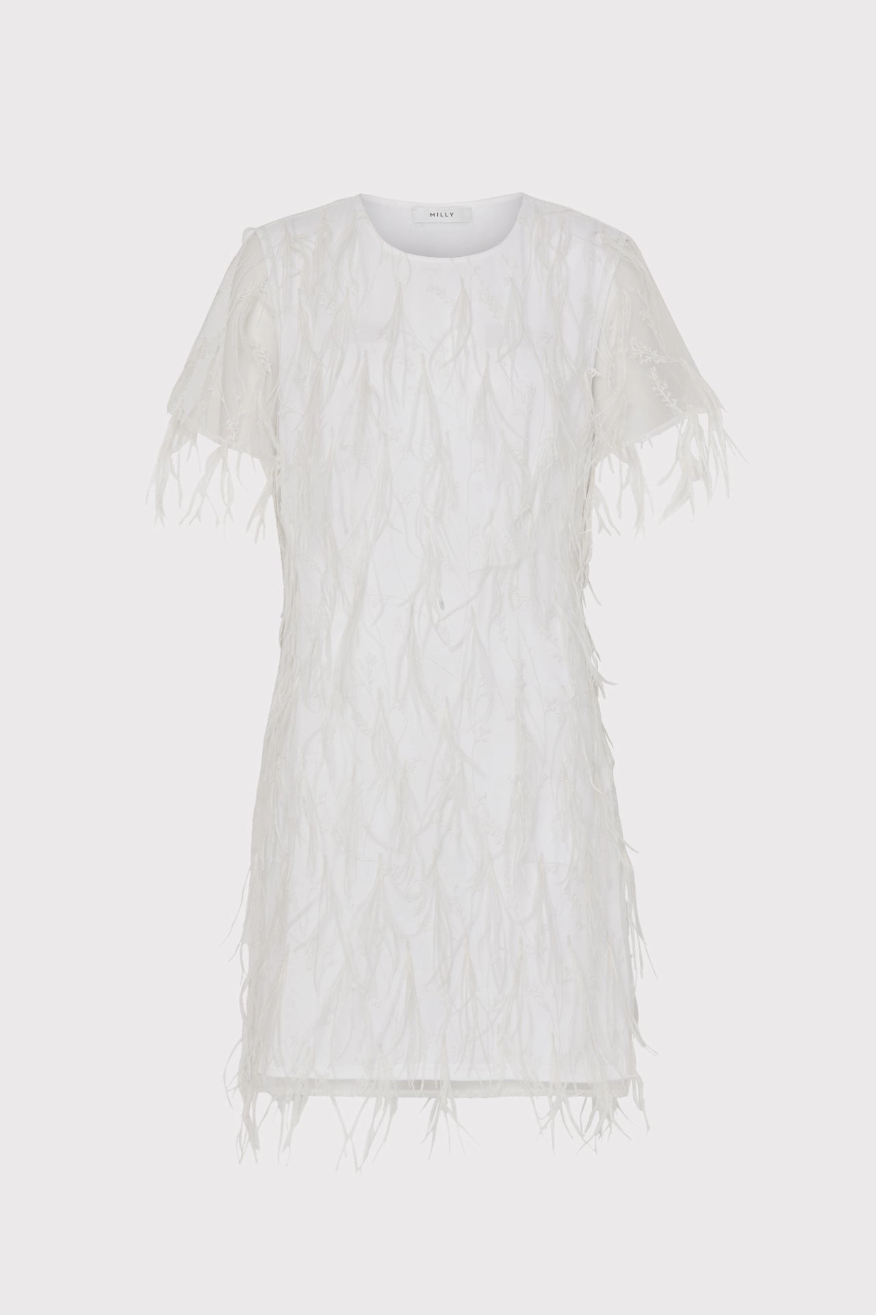 Raglan-Sleeve Beauty Zone Rana Feather Dress