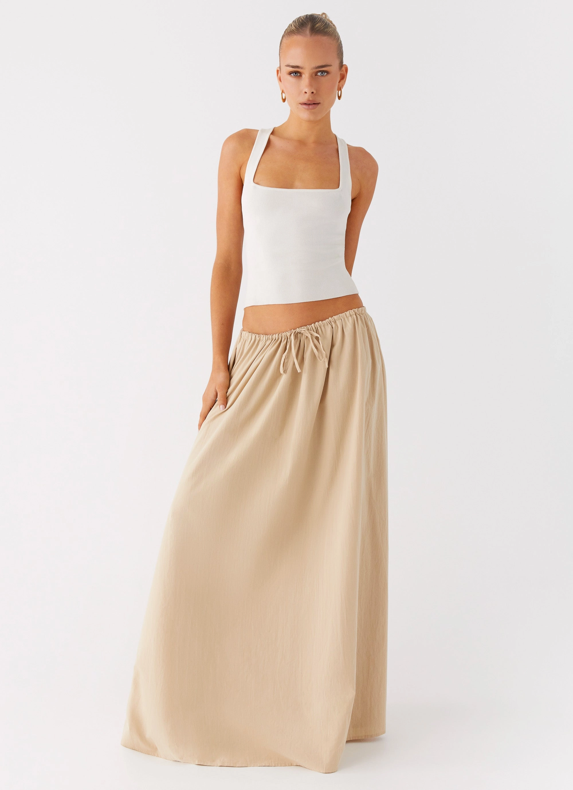 Randy Maxi Skirt - Tan Collector??s Item