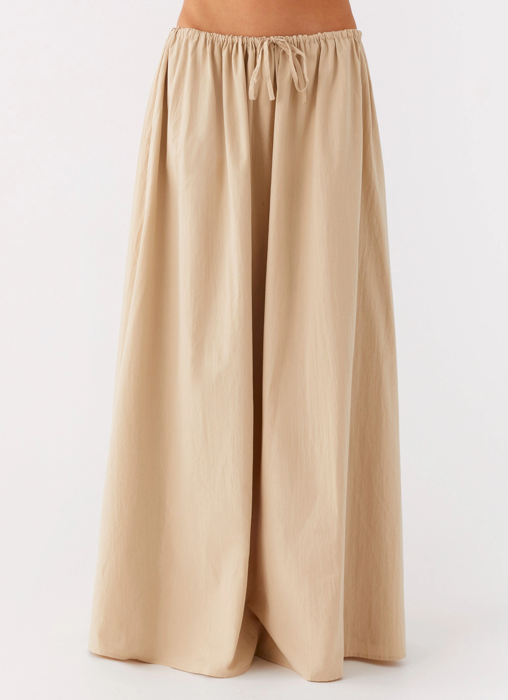 Randy Maxi Skirt - Tan Tear Resistant Material