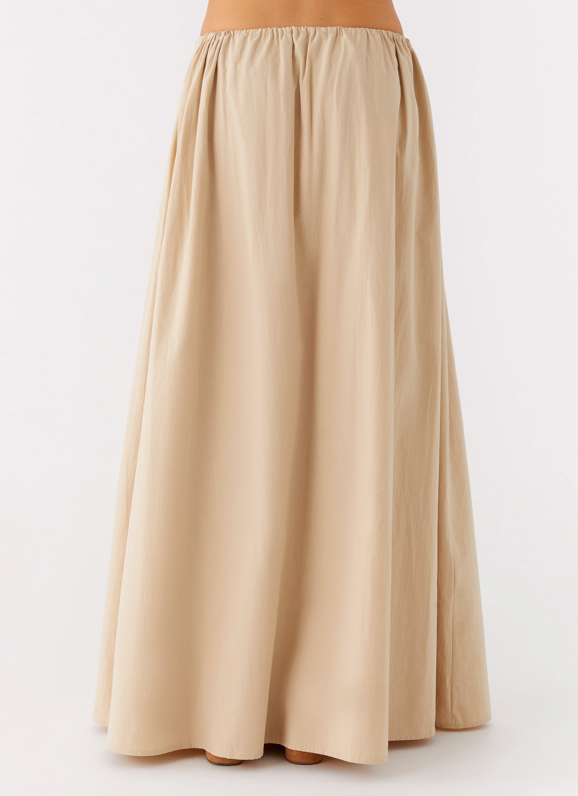 Randy Maxi Skirt - Tan Simple looks Durable Stitching