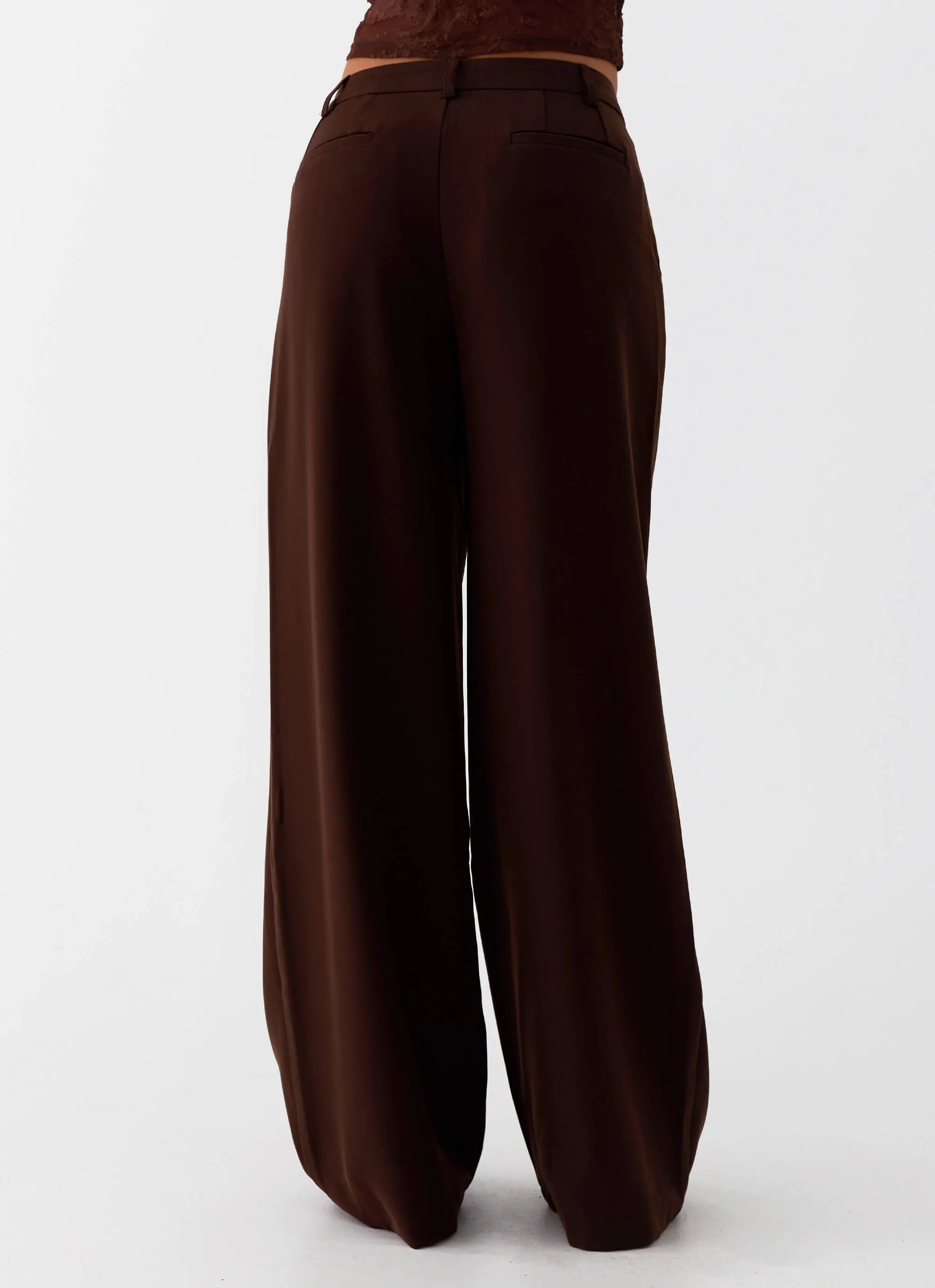 Freedom Motion Ravenscroft Suit Pants - Dark Chocolate