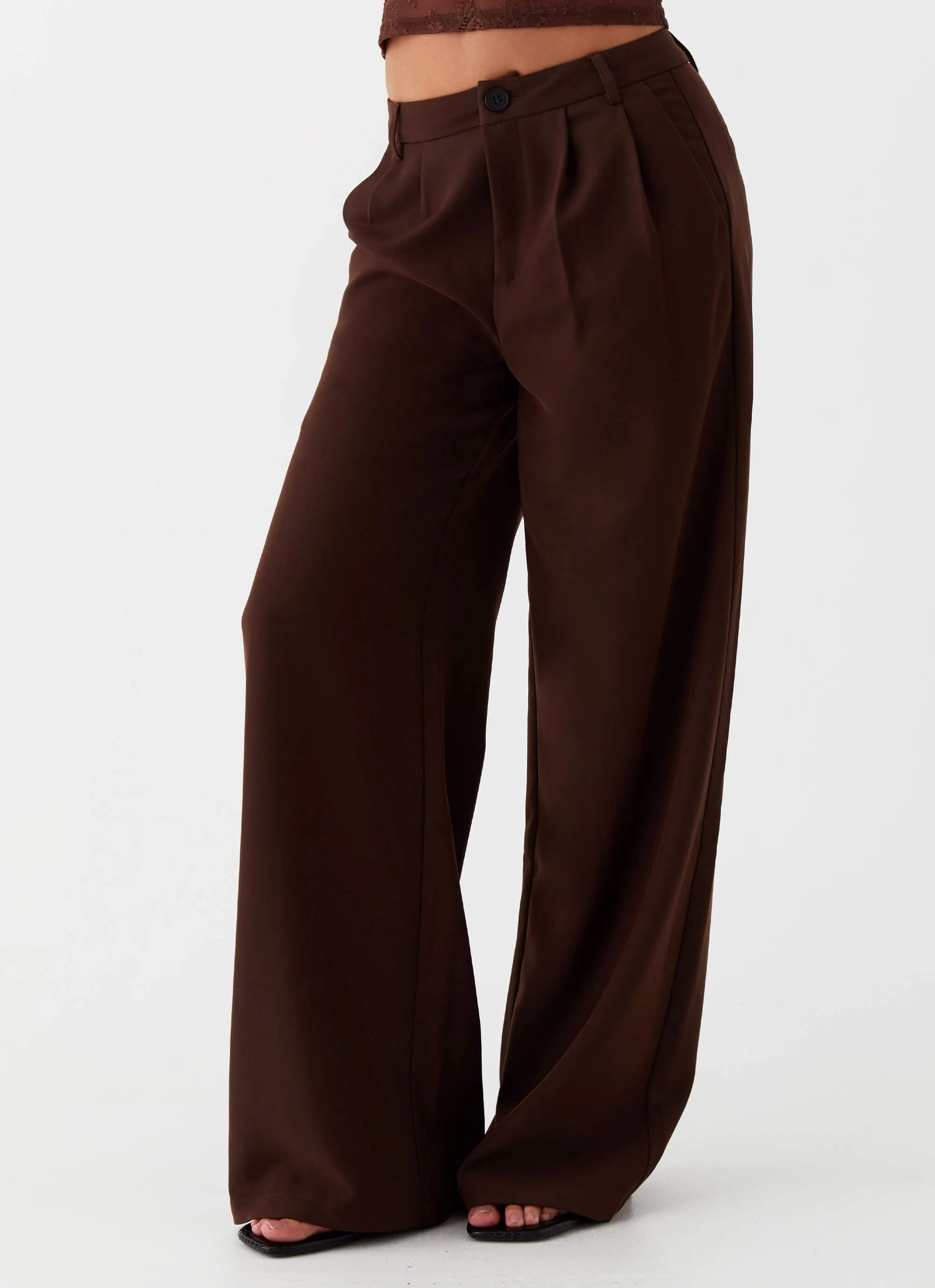 Temperature Regulating Comfortable Look Wear Ravenscroft Suit Pants - Dark Chocolate