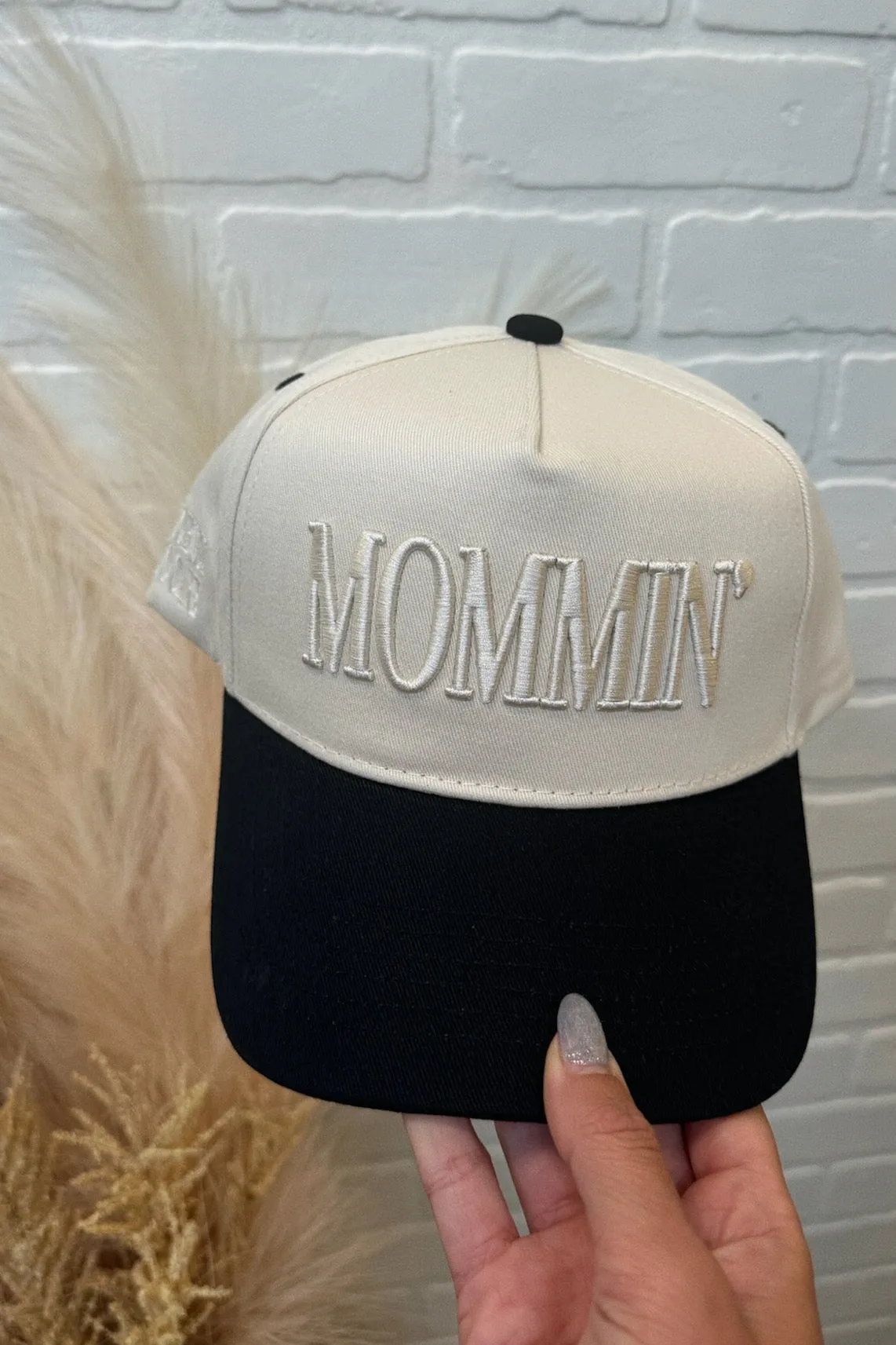 MOMMIN-To Busy To Care Trucker Hat Tear Resistant Fiber Blend Multi Pocket Functional Design