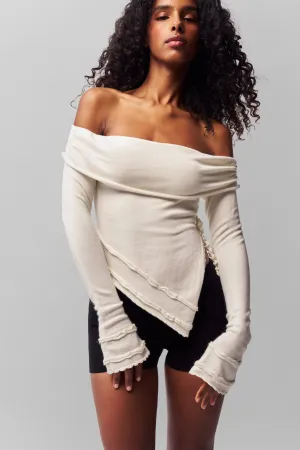 QuickRelease Fastener Soler Fold Over Knit Top