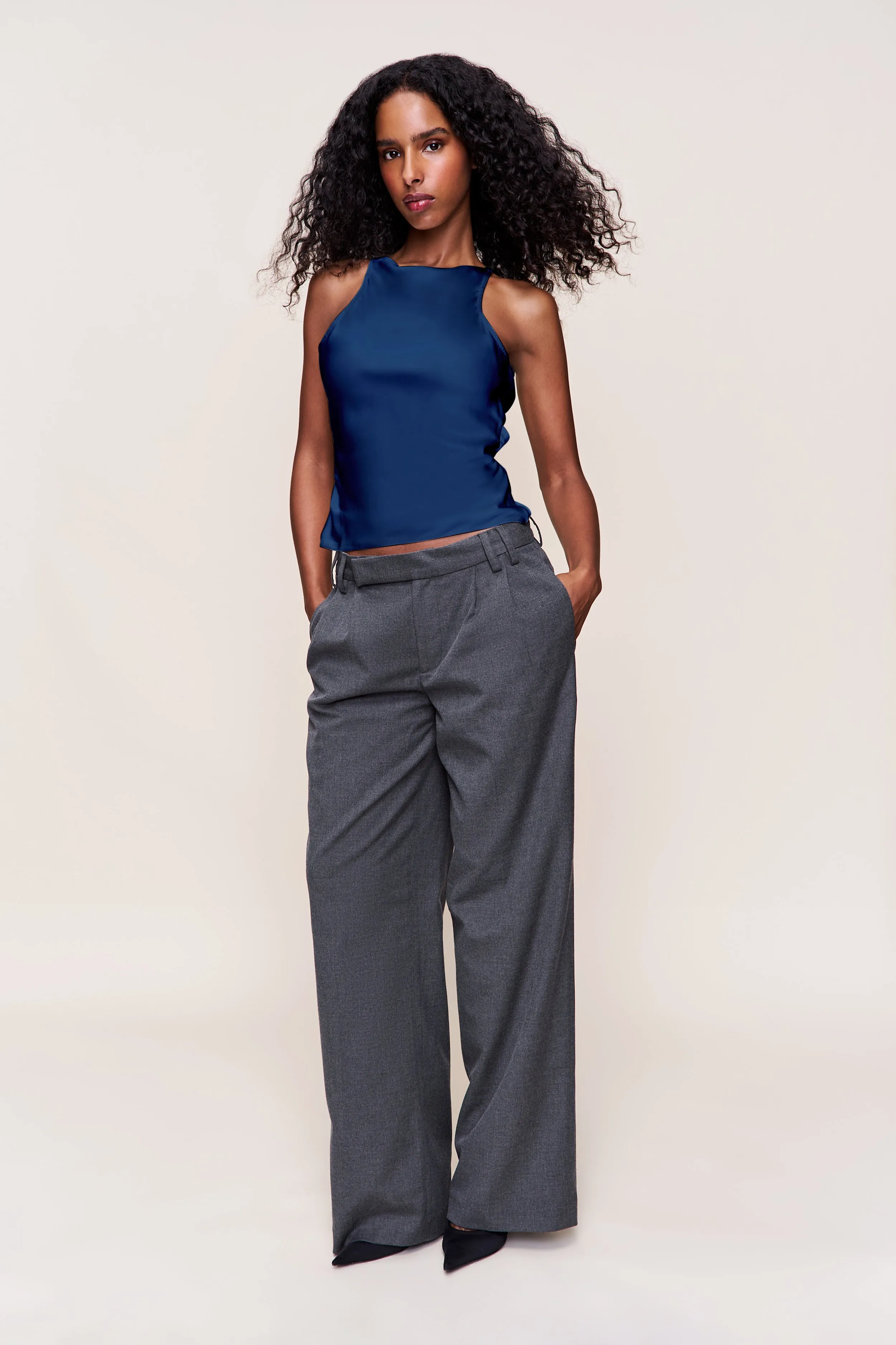 Relaxed Design Regine Cowl Neck Top