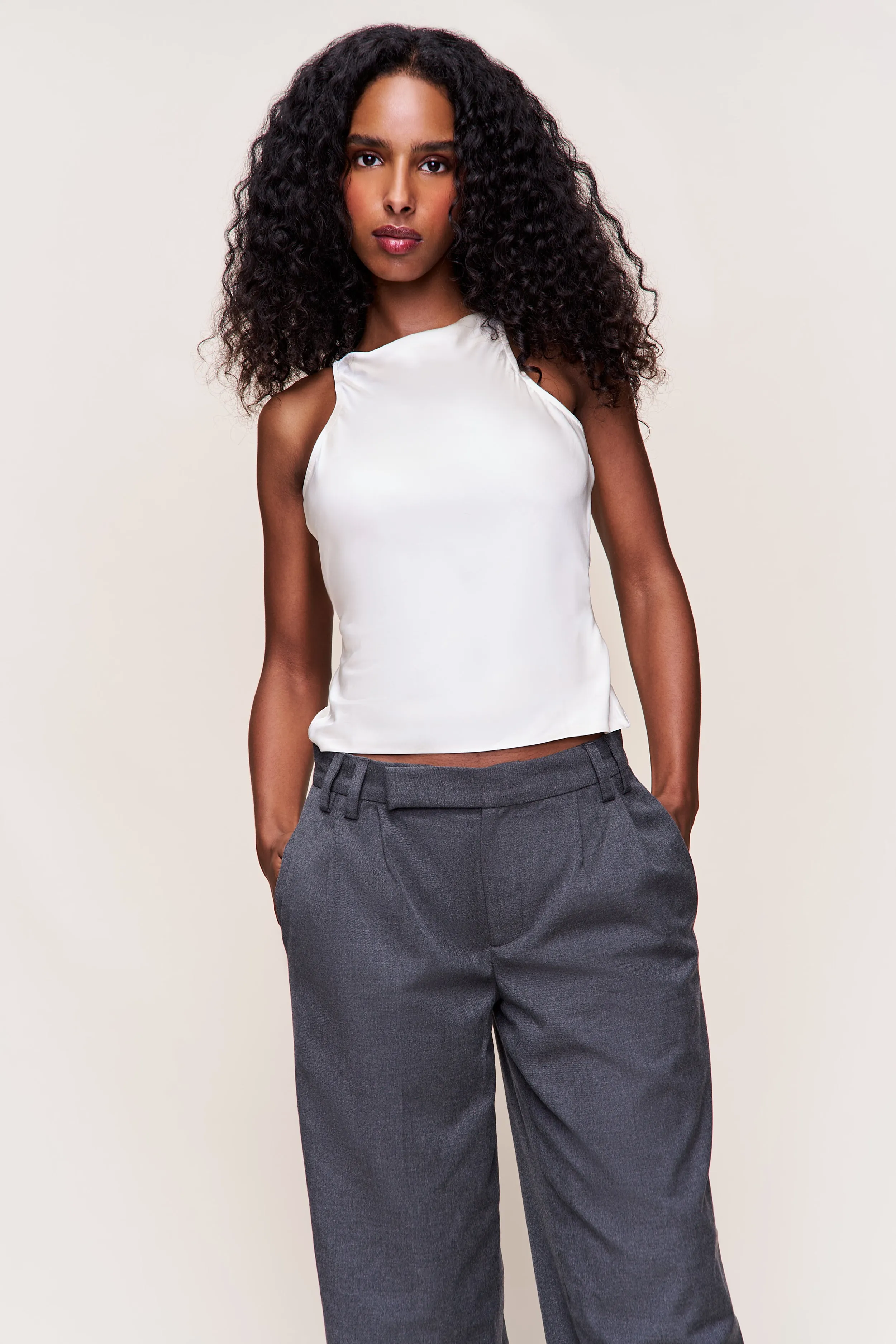 ComfortStretch CarbonNeutral Production Regine Cowl Neck Top