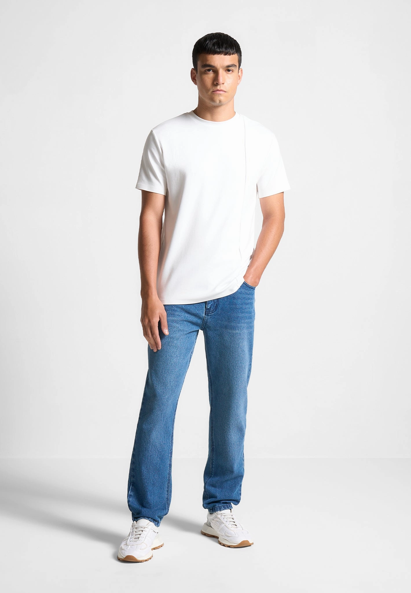 Regular Fit Jeans - Indigo Comfy Fit Softened Seams