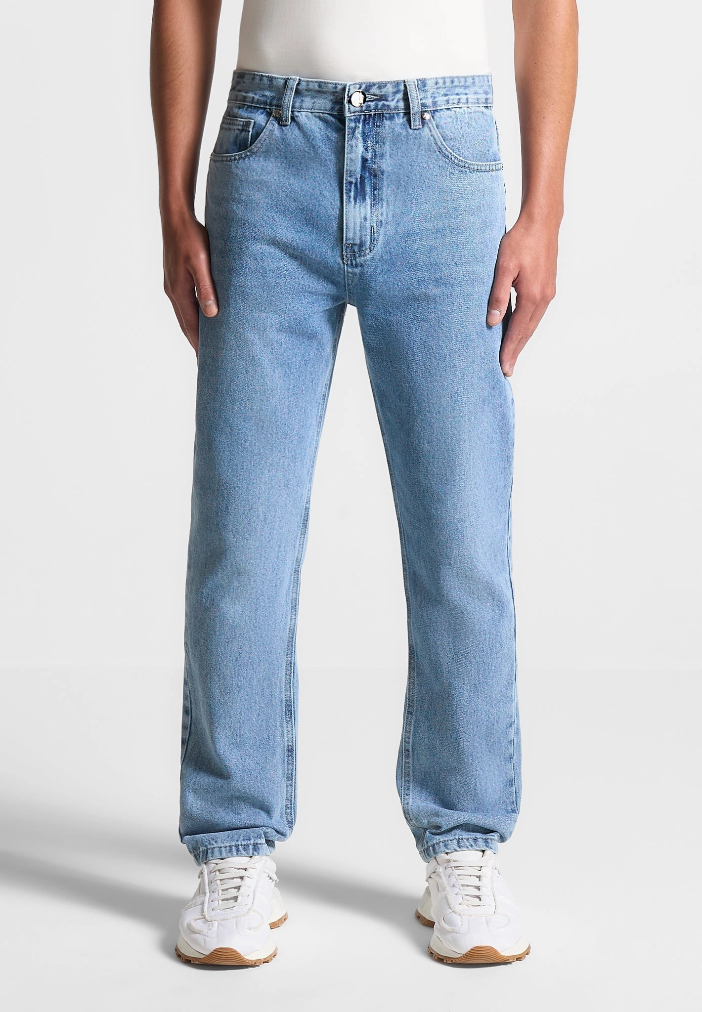 Regular Fit Jeans - Mid Blue Outdoor Adventure Stylish Family Style
