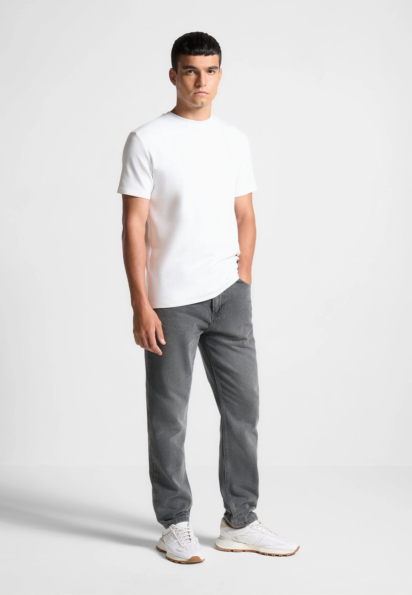 Picnic Style Modern Regular Fit Jeans - Washed Grey