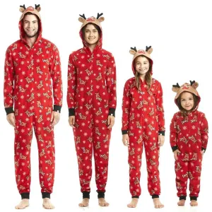 Reindeer Christmas Family Matching Onesie Pajamas