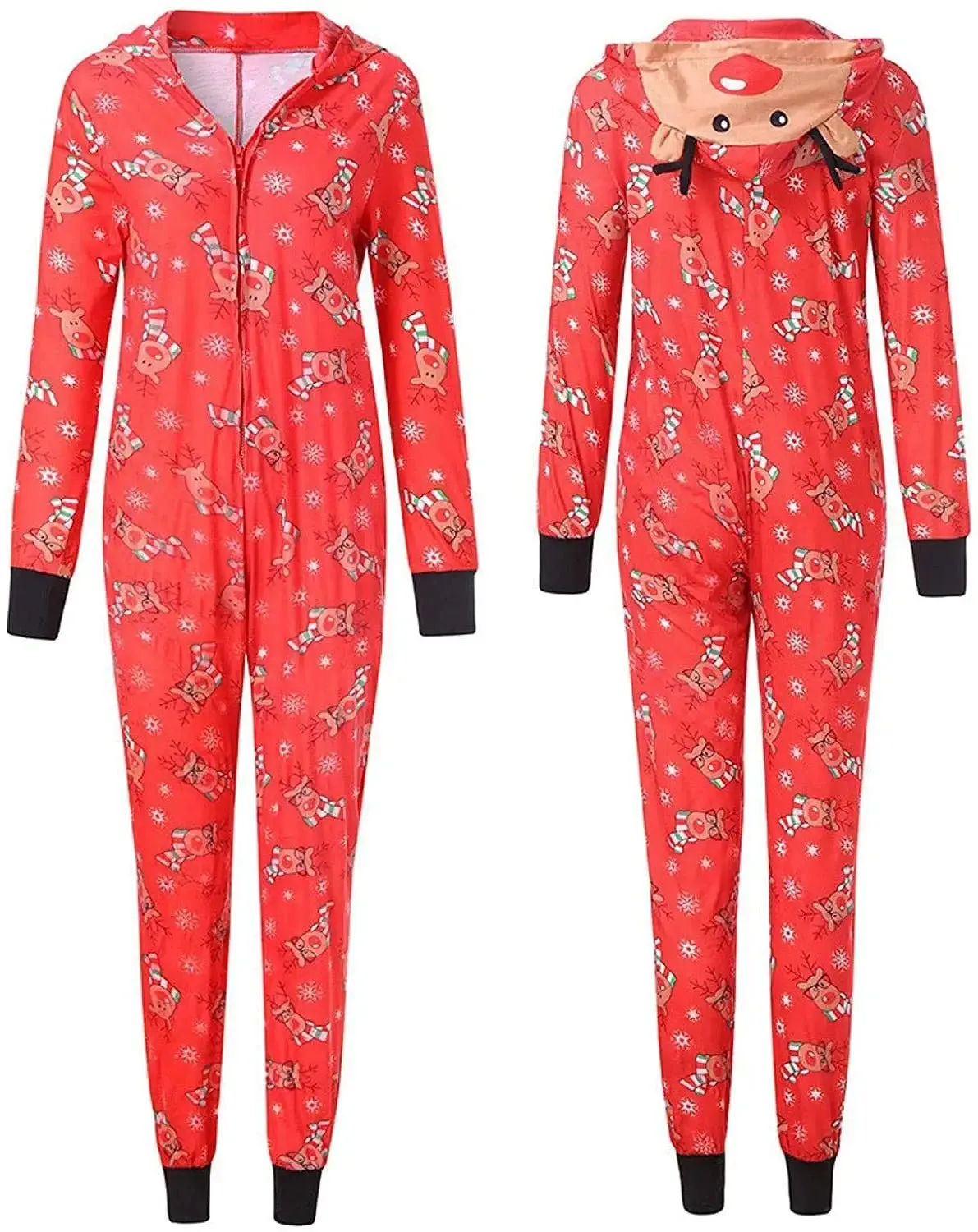 Reindeer Christmas Family Matching Onesie Pajamas