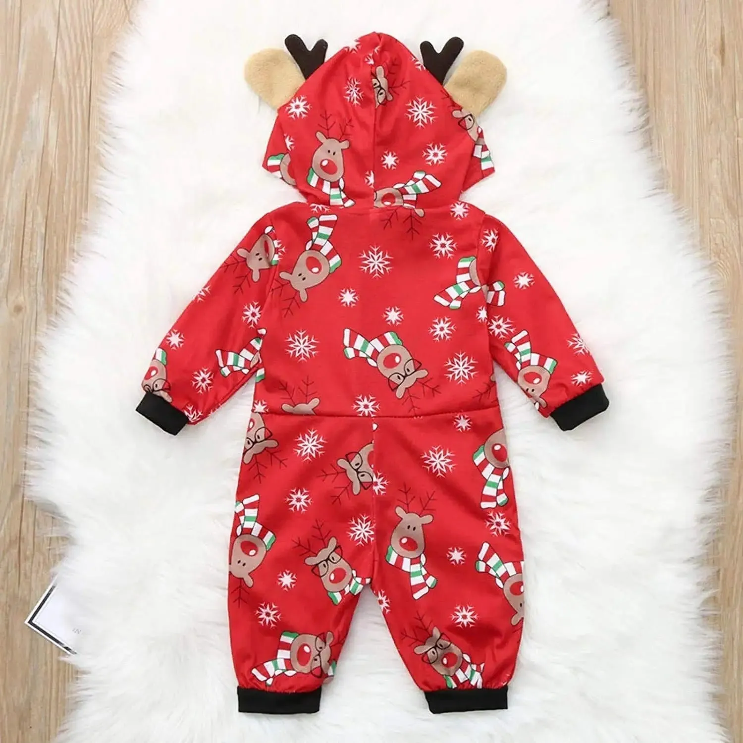 Reindeer Christmas Family Matching Onesie Pajamas