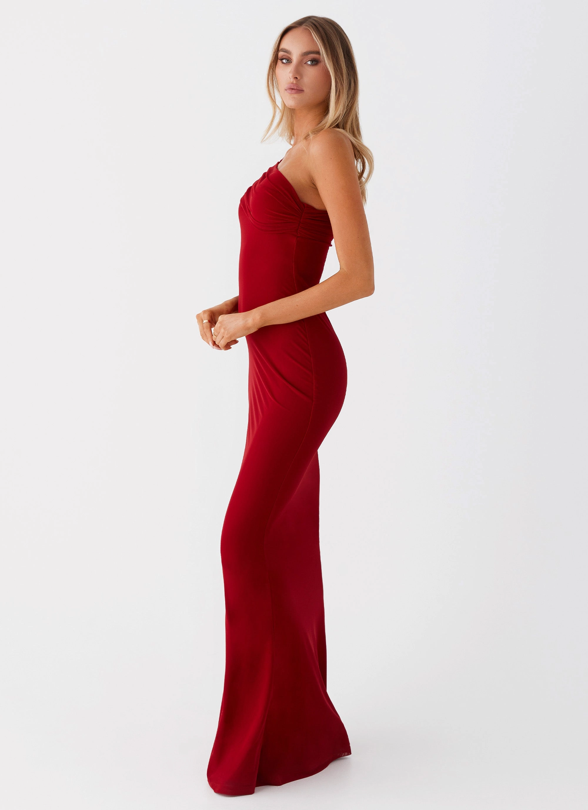Reine Maxi Dress - Red Spring-Season