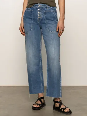 Soleil 90's Straight High Rise Jeans Medium Timeless Wear
