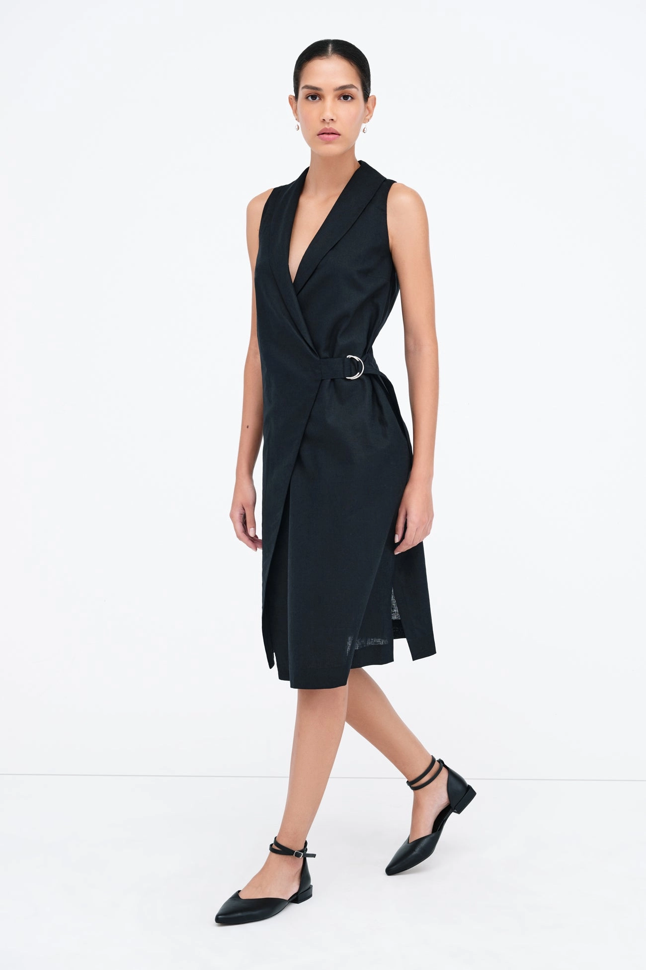 Fashionable Tank Tabitha Linen-Blend Dress
