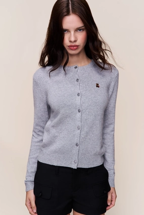 June Relaxed Wool Cardigan Moisture Management System