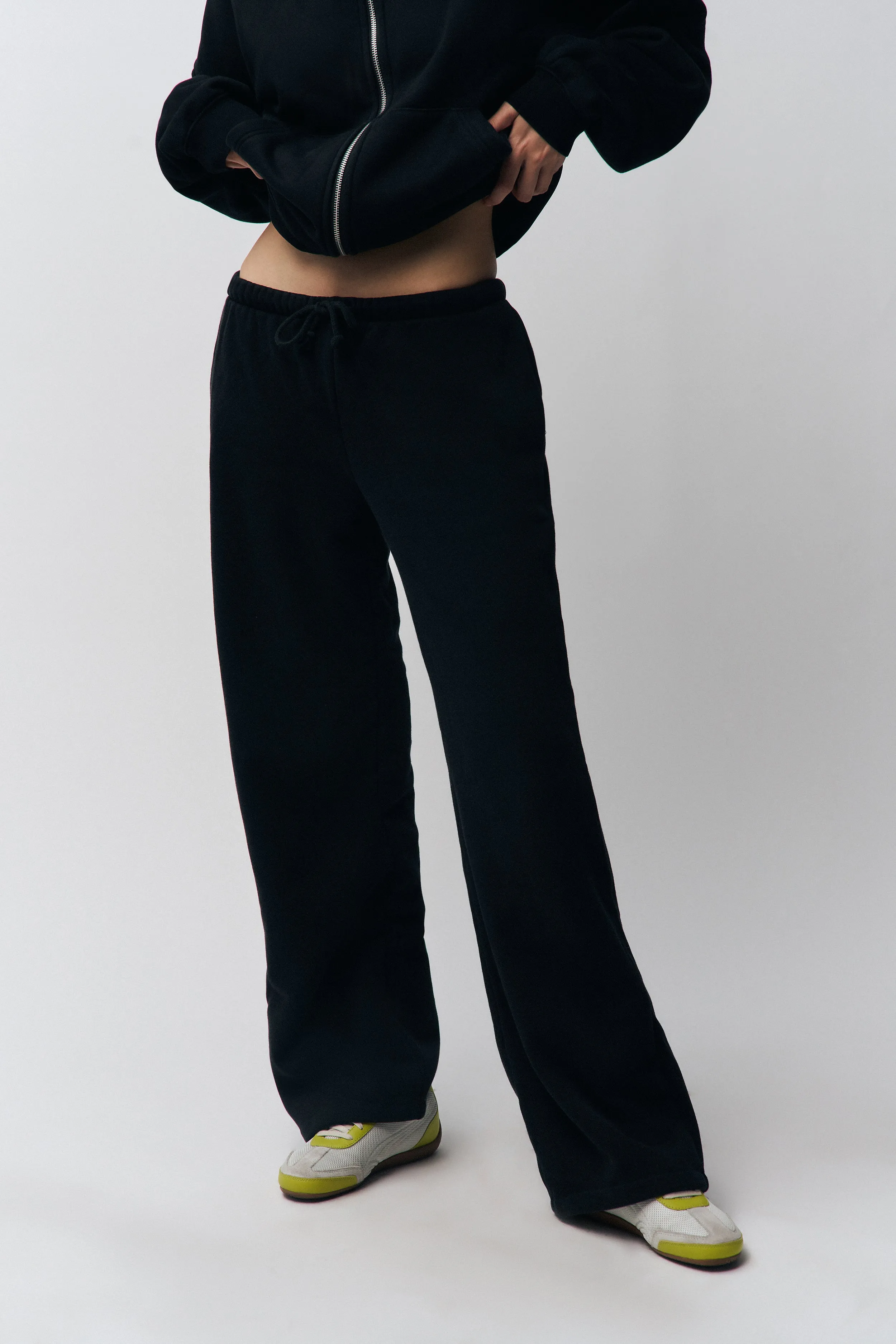 Relaxed Drawstring Sweatpant Hip Friendly Pockets Eco Friendly Fabric