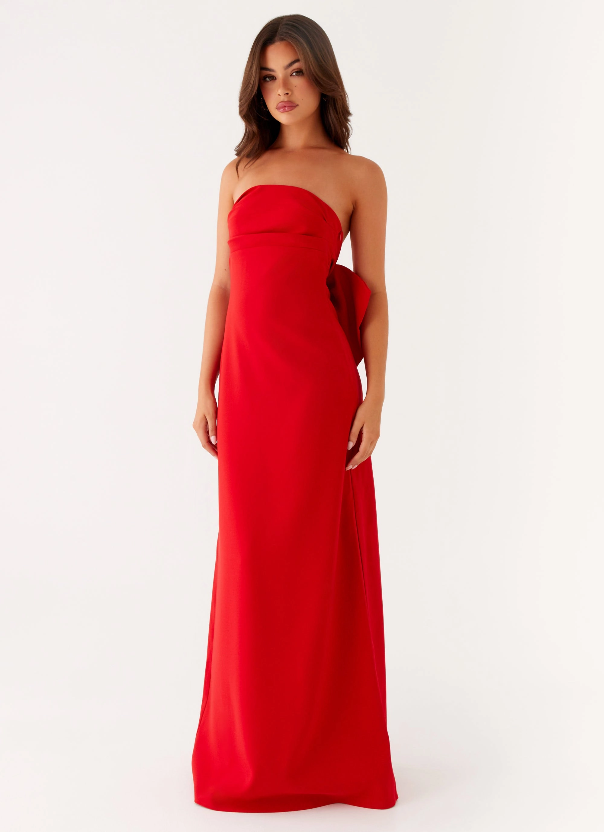 Meredith Maxi Dress - Red Trendy Look Year Round