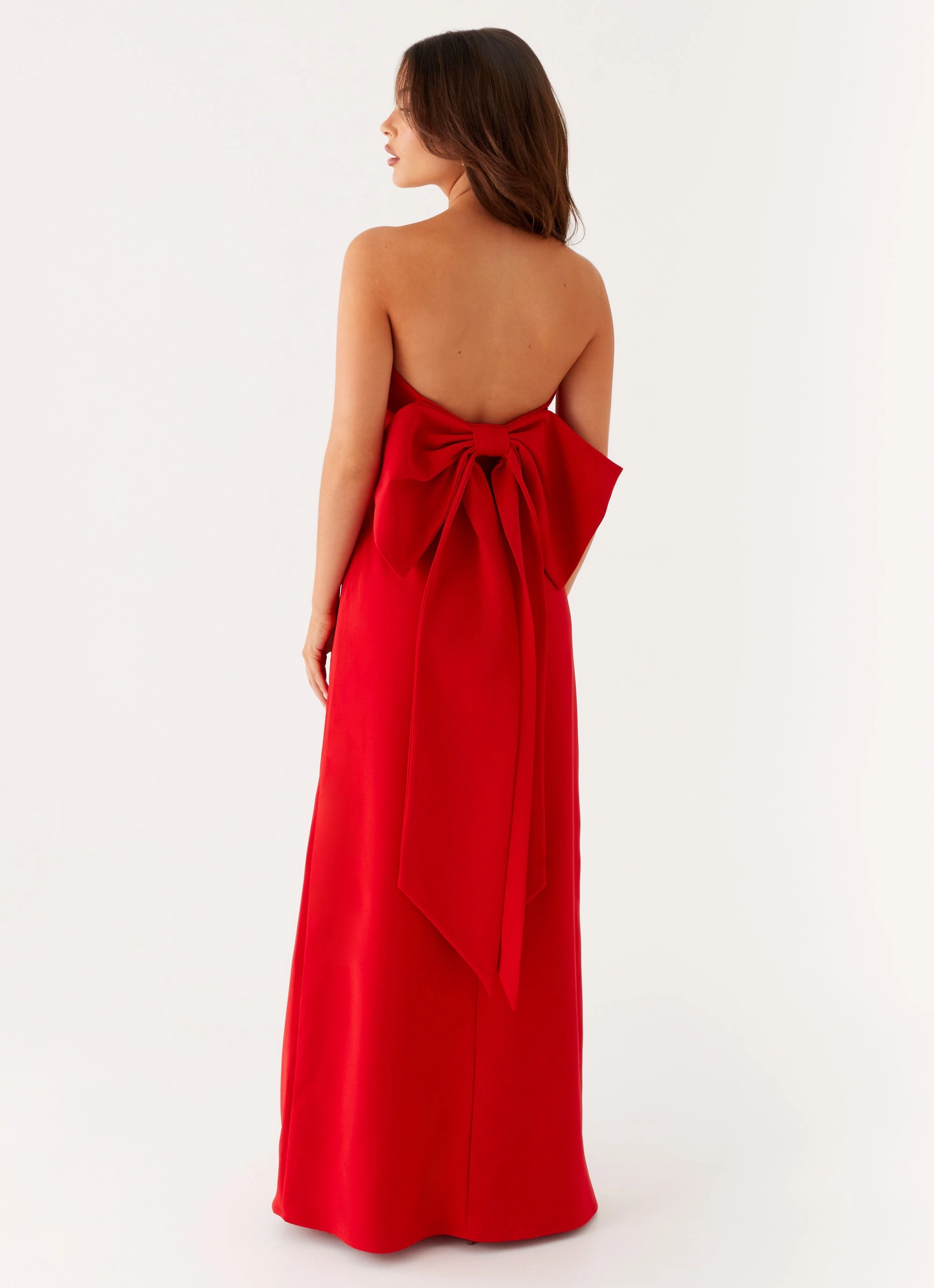 Layered Form Meredith Maxi Dress - Red